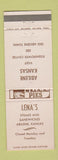 Matchbook Cover - Lena's Steaks Abilene KS Dwight Eisenhower