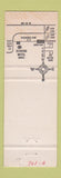 Matchbook Cover - Lena's Steaks Abilene KS Dwight Eisenhower