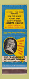 Matchbook Cover - Benjamin Franklin Insurance Floyd DeLancey Central City NE