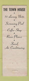 Matchbook Cover - Town House Motor Hotel Fresno CA WEAR