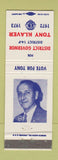 Matchbook Cover - Lions Club Tony Klaver District Governor Election