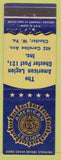 Matchbook Cover - Matchbook Cover American Legion Chester WV