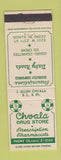 Matchbook Cover - Chvala Drug Store Cicero IL