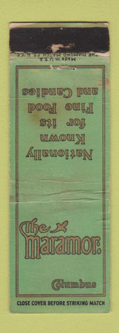 Matchbook Cover - Maramor Candy Columbus OH WORN restaurant