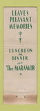 Matchbook Cover - Maramor Candy Columbus OH WORN restaurant