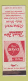 Matchbook Cover - Advanced Car Wash Garden City MI WEAR