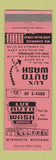 Matchbook Cover - Lux Auto Wash Car Wyandotte MI WEAR