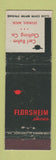 Matchbook Cover - Florsheim Shoes Carl Rehm Sturgis MI