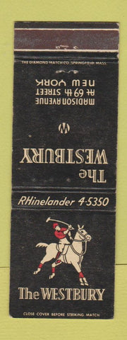 Matchbook Cover - The Westbury New York City WEAR