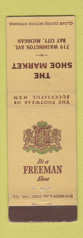 Matchbook Cover - Freeman Men's Shoes Bay City MI