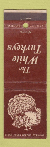 Matchbook Cover - White Turkeys New York City Westport CT
