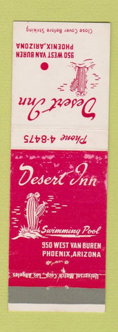 Matchbook Cover - Desert Inn Phoenix AZ