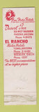 Matchbook Cover - Desert Inn Phoenix AZ