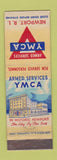 Matchbook Cover - YMCA Armed Services Newport RI