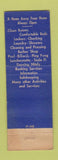 Matchbook Cover - YMCA Armed Services Newport RI