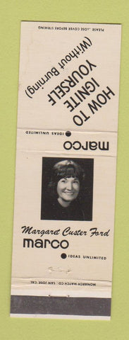 Matchbook Cover - Marco Ideas Unlimited Margaret Custer Ford