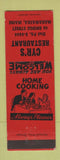 Matchbook Cover - Cyr's Restaurant Madawaska ME