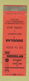 Matchbook Cover - Douglas Restaurant Northridge CA WEAR
