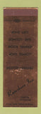 Matchbook Cover - Ramshorn Inn Dubois WY SAMPLE WEAR