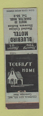 Matchbook Cover - Bluebird Motel Charlton MA WEAR