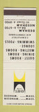 Matchbook Cover - Hotel 128 Dedham Needham MA