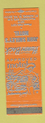 Matchbook Cover - John Smiley's Motel St Albans WV girlie