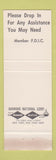 Matchbook Cover - Chemical Bank and Trust South Charleston WV WEAR