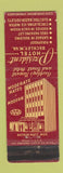 Matchbook Cover - President Hotel Beckley WV WEAR