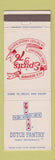 Matchbook Cover - Dutch Pantry Restaurants 1976 CHAIN
