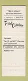 Matchbook Cover - Fried Chicken Three Chefs Alexandria VA WEAR
