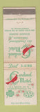 Matchbook Cover - Cardinal Motel Charlottesville VA WORN