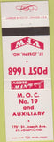 Matchbook Cover - Matchbook Cover VFW St Joseph MO
