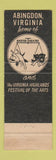 Matchbook Cover - Martha Washington Inn Abingdon VA