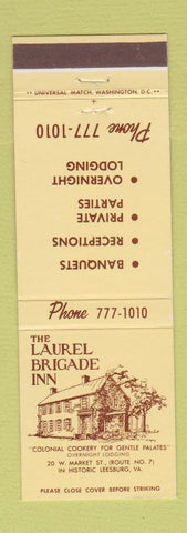 Matchbook Cover - Laurel Brigade Inn Leesburg VA