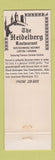 Matchbook Cover - Heidelberg Restaurant Lorton VA
