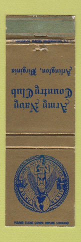 Matchbook Cover - Army Navy Country Club Arlington VA WORN