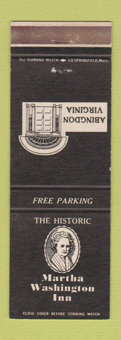 Matchbook Cover - Martha Washington Inn Abingdon VA
