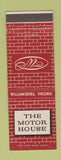 Matchbook Cover - The Motor House Williamsburg VA