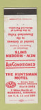 Matchbook Cover - Huntsman Motel Roanoke VA