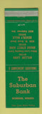Matchbook Cover - Suburban Bank Richmond VA