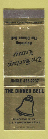 Matchbook Cover - The Dinner Bell Princeton WV WEAR