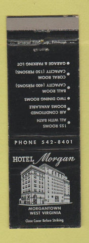 Matchbook Cover - Hotel Morgan Morgantown WV