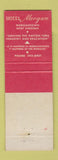 Matchbook Cover - Hotel Morgan Morgantown WV