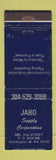 Matchbook Cover - Jacbo Supply Piping Huntington WV