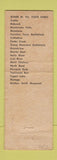 Matchbook Cover - Cacapon State Park Lodge Berkeley Springs WV WEAR
