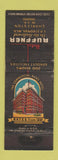 Matchbook Cover - Hotel Ruffner Charleston WV WEAR