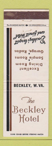 Matchbook Cover - Beckley Hotel WV