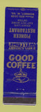 Matchbook Cover - Pioneer Restaurant Romney WV