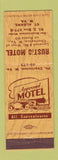 Matchbook Cover - Rustic Motel St Albans WV