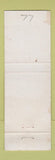 Matchbook Cover - Tides Inn Irvington VA